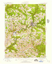 Download a high-resolution, GPS-compatible USGS topo map for Brookville, PA (1957 edition)