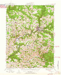 Download a high-resolution, GPS-compatible USGS topo map for Brookville, PA (1964 edition)