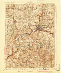 Download a high-resolution, GPS-compatible USGS topo map for Brookville, PA (1941 edition)