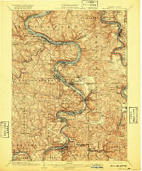 1906 Map of Brownsville, 1920 Print