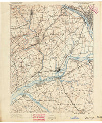 1890 Map of Burlington