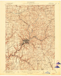 1911 Map of Butler