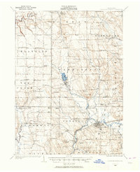1923 Map of Cambridge Springs, 1964 Print