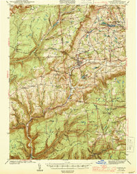 Download a high-resolution, GPS-compatible USGS topo map for Canton, PA (1944 edition)