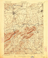 1904 Map of Carlisle, 1921 Print