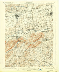 1904 Map of Carlisle, 1935 Print
