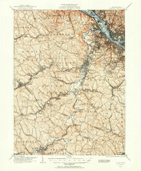 preview thumbnail of historical topo map of Carnegie, PA in 1904