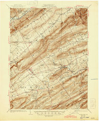 Download a high-resolution, GPS-compatible USGS topo map for Centre Hall, PA (1945 edition)