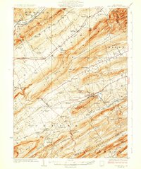Download a high-resolution, GPS-compatible USGS topo map for Centre Hall, PA (1929 edition)