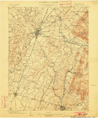 1902 Map of Chambersburg