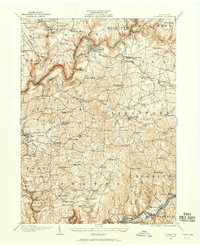 1906 Map of Clarion, 1959 Print