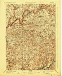 1907 Map of Clarion, 1927 Print