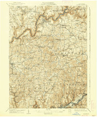 1907 Map of Clarion, 1938 Print