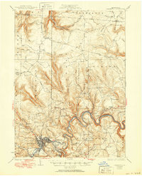 Download a high-resolution, GPS-compatible USGS topo map for Clearfield, PA (1951 edition)