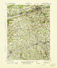 Download a high-resolution, GPS-compatible USGS topo map for Coatesville, PA (1943 edition)