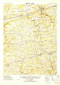1918 Map of Coatesville, 1921 Print