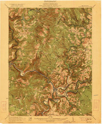 Download a high-resolution, GPS-compatible USGS topo map for Confluence, PA (1922 edition)