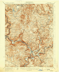 Download a high-resolution, GPS-compatible USGS topo map for Confluence, PA (1930 edition)