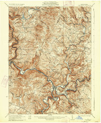Download a high-resolution, GPS-compatible USGS topo map for Confluence, PA (1933 edition)