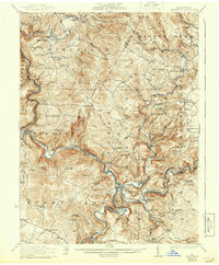 Download a high-resolution, GPS-compatible USGS topo map for Confluence, PA (1943 edition)