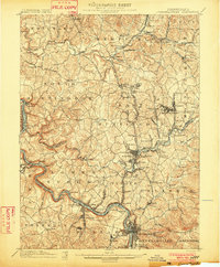 1902 Map of Connellsville