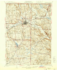 Download a high-resolution, GPS-compatible USGS topo map for Corry, PA (1944 edition)