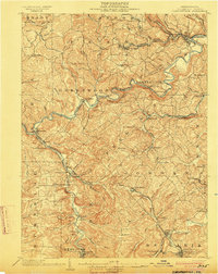 1903 Map of Curwensville, PA