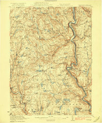 Download a high-resolution, GPS-compatible USGS topo map for Damascus, PA (1923 edition)