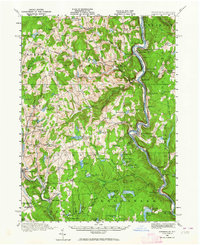 Download a high-resolution, GPS-compatible USGS topo map for Damascus, PA (1964 edition)