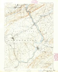 1891 Map of Delaware Water Gap