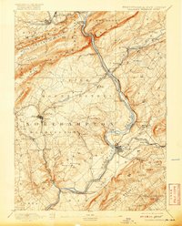 Download a high-resolution, GPS-compatible USGS topo map for Delaware Watergap, PA (1920 edition)