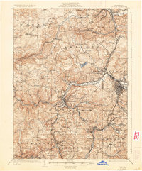 Download a high-resolution, GPS-compatible USGS topo map for Du Bois, PA (1935 edition)