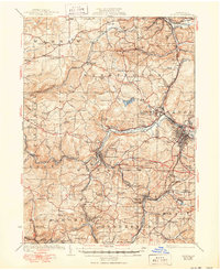 Download a high-resolution, GPS-compatible USGS topo map for Du Bois, PA (1950 edition)