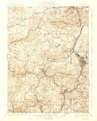 Download a high-resolution, GPS-compatible USGS topo map for Du Bois, PA (1924 edition)