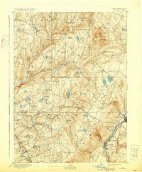 1892 Map of Dundaff, 1931 Print