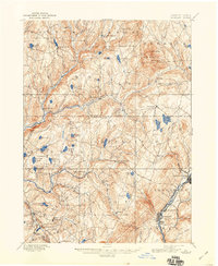 1892 Map of Dundaff, 1944 Print