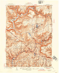 Download a high-resolution, GPS-compatible USGS topo map for Eagles Mere, PA (1944 edition)