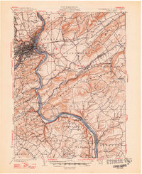 Download a high-resolution, GPS-compatible USGS topo map for Easton, PA (1948 edition)