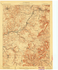 1904 Map of Cambria County, PA