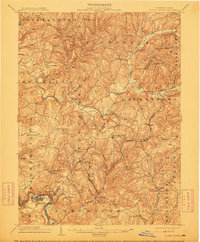 preview thumbnail of historical topo map of Armstrong County, PA in 1904