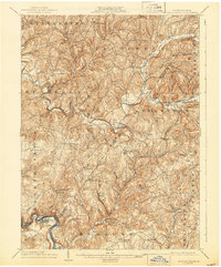 preview thumbnail of historical topo map of Armstrong County, PA in 1904