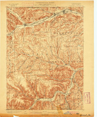 Download a high-resolution, GPS-compatible USGS topo map for Elkland, PA (1900 edition)