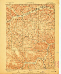 Download a high-resolution, GPS-compatible USGS topo map for Elkland, PA (1907 edition)
