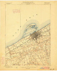 1900 Map of Erie