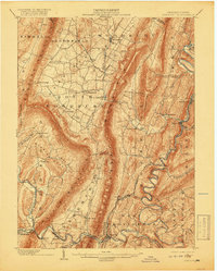 1902 Map of Everett, 1918 Print