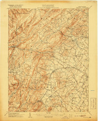 Download a high-resolution, GPS-compatible USGS topo map for Fairfield, PA (1918 edition)
