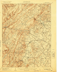 Download a high-resolution, GPS-compatible USGS topo map for Fairfield, PA (1921 edition)