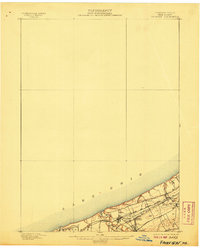 preview thumbnail of historical topo map of Erie County, PA in 1900