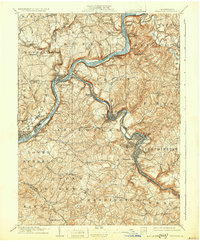 1909 Map of Freeport, 1932 Print