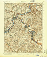 1909 Map of Freeport, 1944 Print